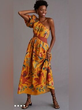 FARM Rio One-Shoulder Maxi
Dress